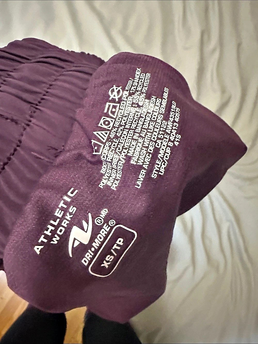 Athletic Shorts in Purple Size XS Like New - Athletic Works - Picture 4 of 4